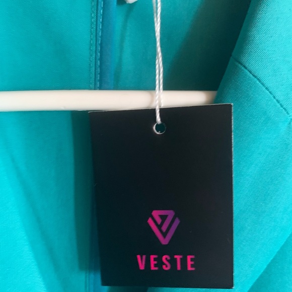 Tailored Green Ladies Medium Lab Coat-NWT-Veste - Picture 4 of 8